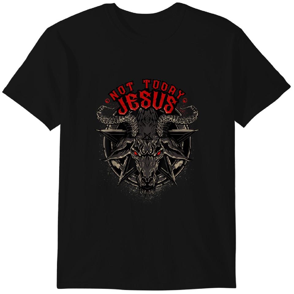 

Not Today Jesus T-Shirt Funny Satanic Athesist T-Shirt Classic T-shirt XL