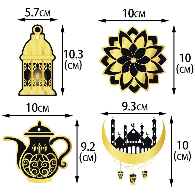 Eid Mubarak Decor Hanging Tag Ramadan Decoration Ramadan Kareem Eid Al Adha Islamic Muslim Party Decor