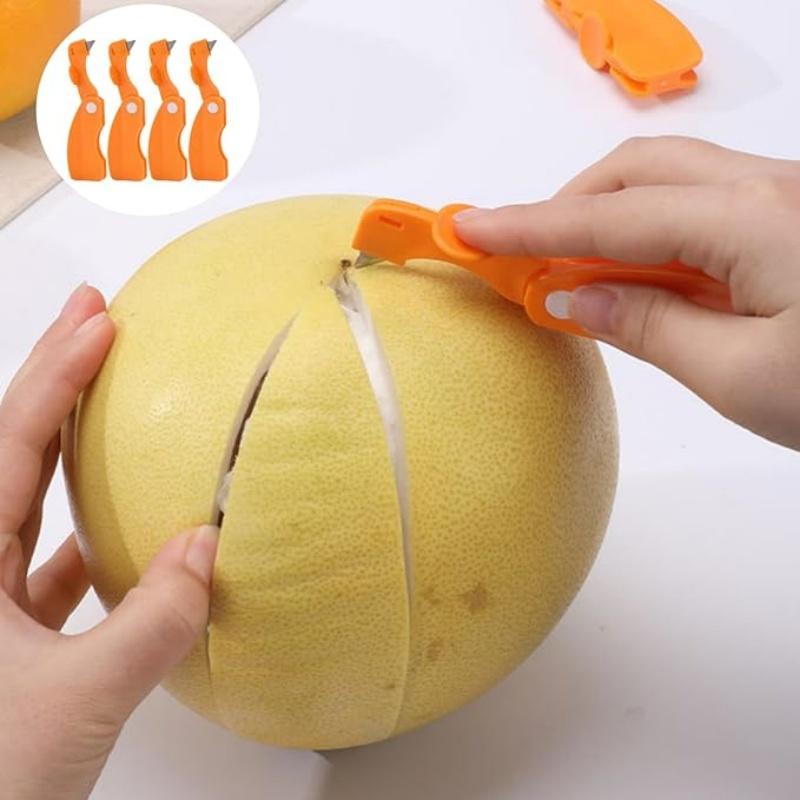 Orange Peeling Tool - Household Peeler for Oranges, Grapefruits, and Navel Oranges, Kitchen Fruit Peeler