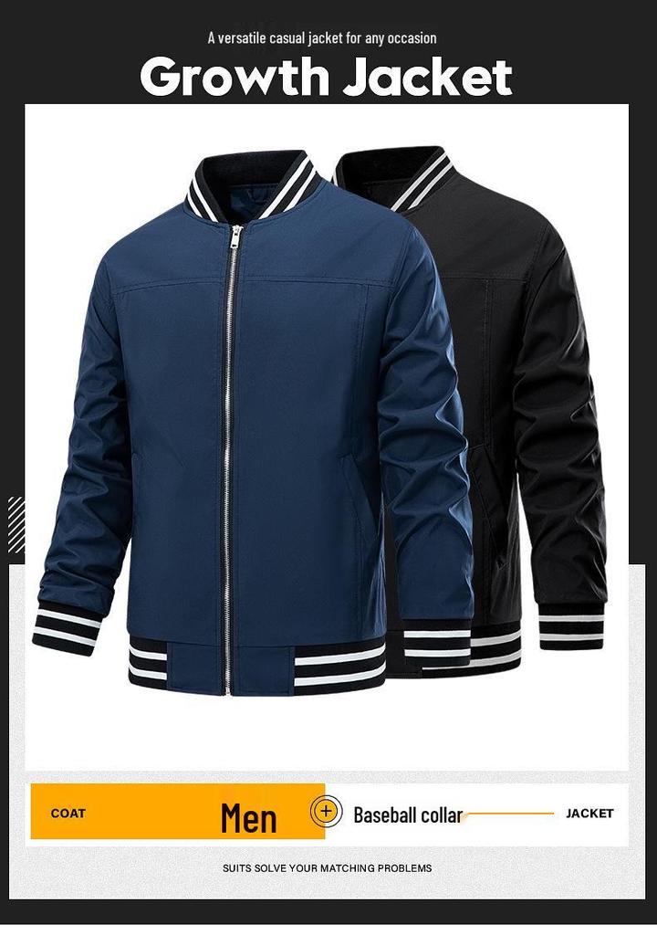 Trendy European Lightweight Windproof Bomber Jacket