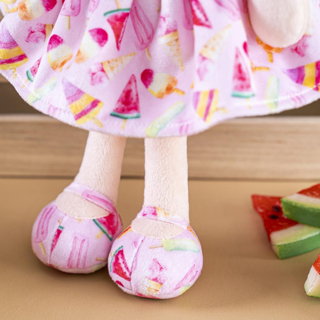 Baby Dolls Soft Plush Fruit Toys Ideal for Baby's First Birthday Gift 30cm Ice Cream