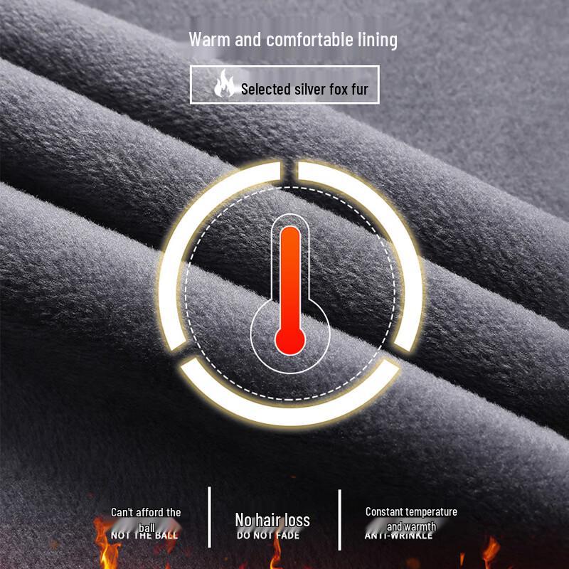 Romon Men's Mulberry Silk Blend Business Casual Straight Leg Pants