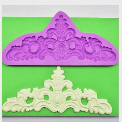 DIY European Plaster Crown Fondant Mold for Cake and Chocolate Decoration
