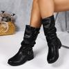 New fashionable and comfortable long boots, women's short boots and low-heeled women's shoes for Spring and Autumn 2025