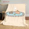 Capybara Companions Blanket Suitable for All Seasons Soft and Comfortable Digital Printing Sheet Nap Blanket
