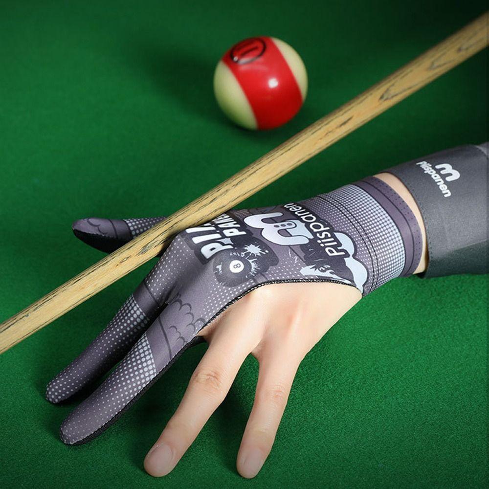 Elastic Three Fingers Glove Non-slip Billiard Training Gloves  Billiard Accessories
