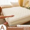 Thicken Bedspread Linens Bed Mattress Cover Non-slip Bed Prottector Cover with All-around Elastic Bedsheet Fitted Sheet No Pillowcase