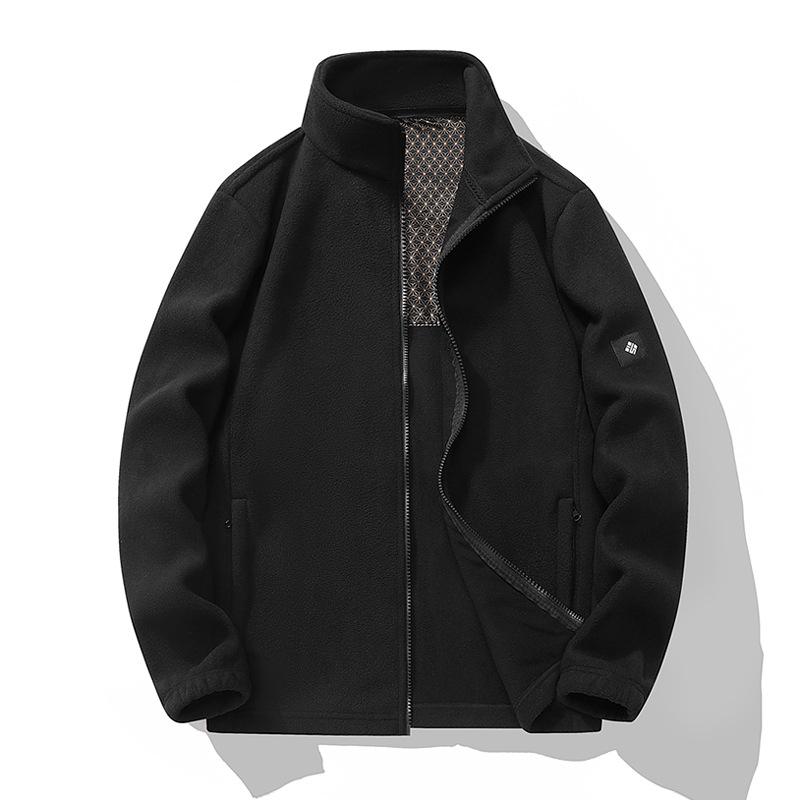 Autumn and Winter Fleece Jacket for Couples, Warm Stand Up Collar Cardigan, Couple Style Fleece Jacket, Graphene Fleece Jacket