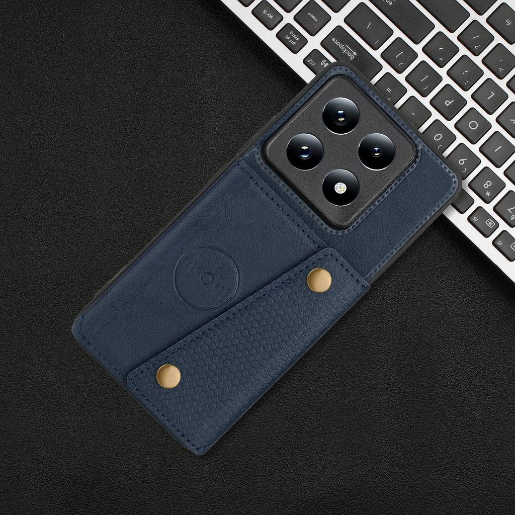 Card Holder Leather Case for XiaoMi 14T 15 Pro 14 Ultra 5G Mi Poco X7 F7 F6 X6 M6 F5 Pro Wallet Phone Cover Coque