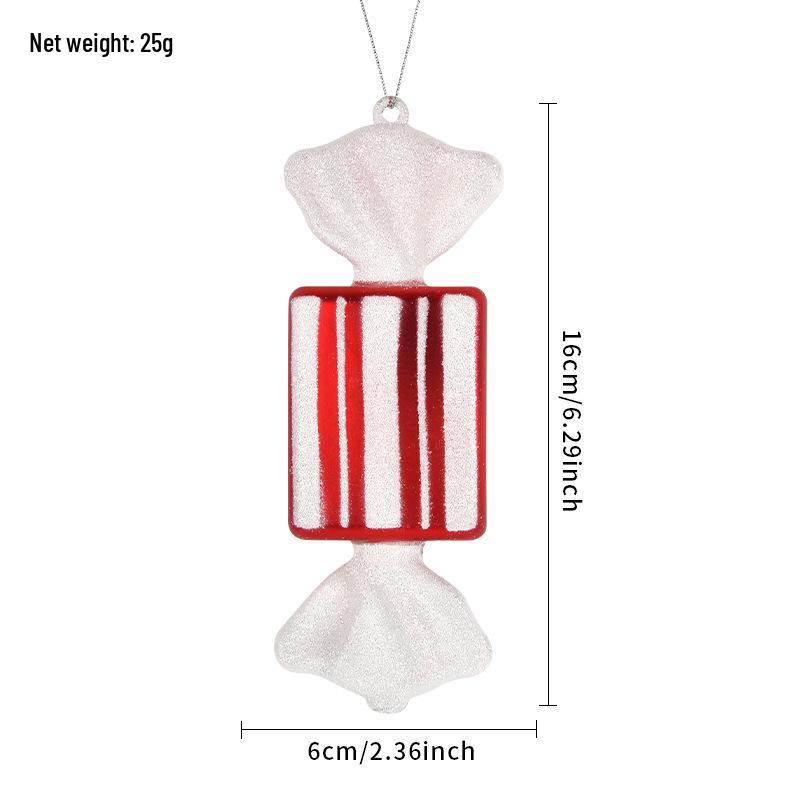 Electroplated Candy Pendants for Christmas Tree Decorations and Photography Props