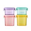 Lock&Lock 4-Piece Dopamine Clear Sealed Food Storage Set