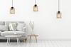 Modern wooden LED ceiling pendant lamp
