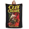 Ozzy Osbourne Decke Flanell Vintage Warm Überwurfdecke für Bettwäsche Wohnzimmer Frühling Herbst,
