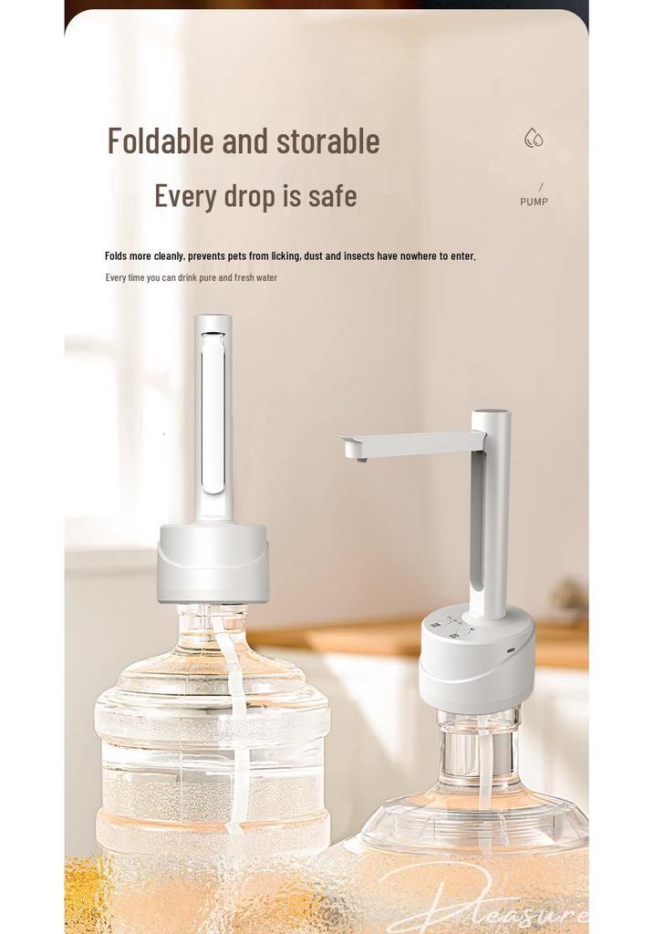 Smart Multi-Gear USB Rechargeable Foldable Water Dispenser