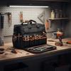 Large Capacity Electrician Tool Bag 46-Pocket Design Power Tool Bag Tool Storage Bag  For Mechanics