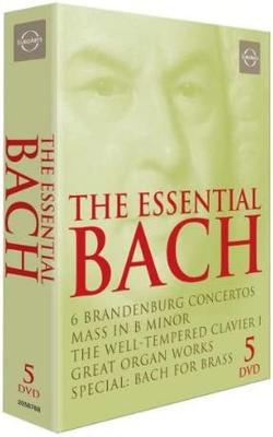 DVD JOHANN SEBASTIAN BACH - The Essential Bach 5DVD  2056768 EuroArts 2007 Europe Classical Used