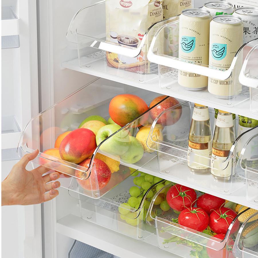 1/2PCS Refrigerator Storage Boxes Food Grade Crisper Egg Storage Boxes Kitchen Storage Special Organization Shenqi