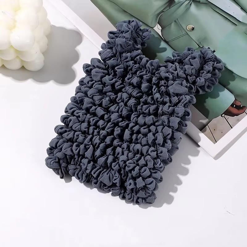 Women Expandable Shopping Bag Wrinkle Bubble Puff Multi Purpose Large Capacity Elastic Shopper Eco-Friendly Large Storage Case CDN