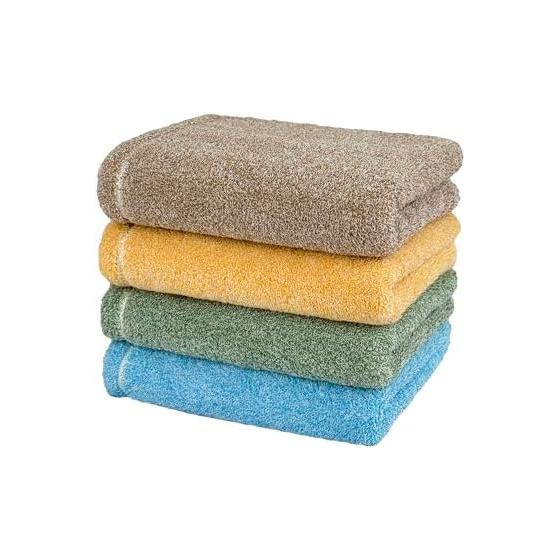 Face Towel Set of 4, 100% Cotton, Softer the More You Wash It, Hard To Shed, Fluffy, Highly Absorbent, Thick, Antibacterial, Odor Resistant, Water