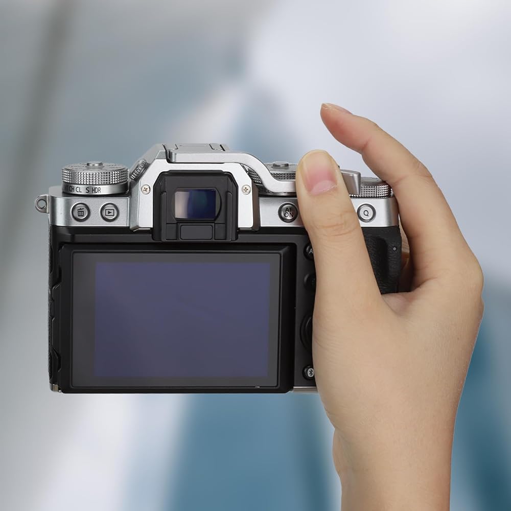 Haoge Thumb Rest Hand Grip for Fujifilm XT5 Camera, Metal Hot Shoe Hand Grip, Silver THB-XT5S