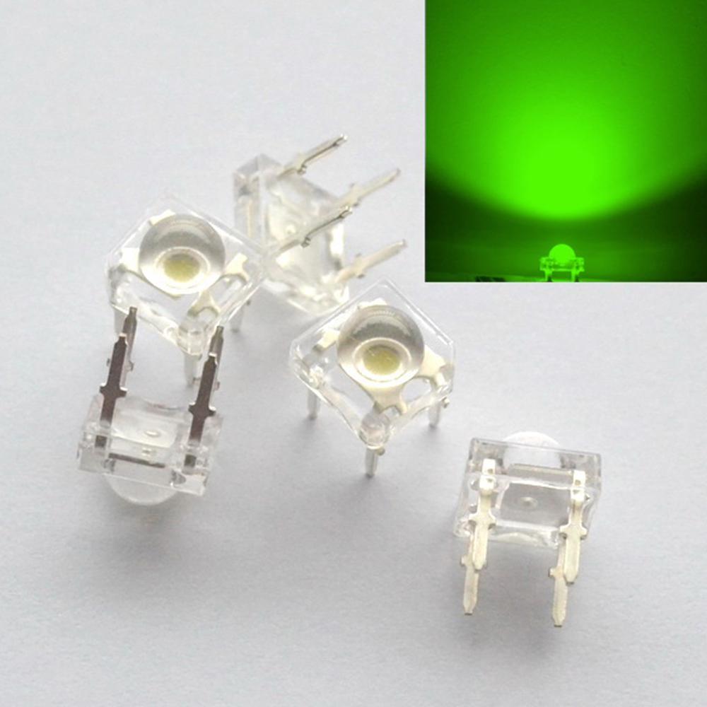 100 peças 5mm vermelho verde azul branco amarelo cúpula super fluxo água transparente piranha diodo 1 9 3 4v led carro lâmpadas diodos luz lâmpada led