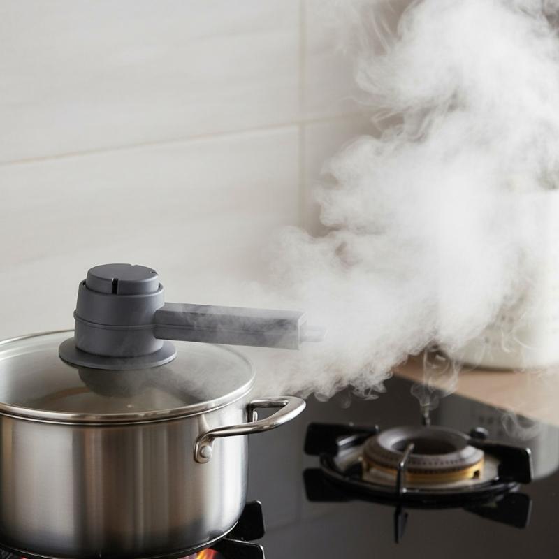 Practical Kitchen Steam Redirector Prevents Heat Damage To Wall Cabinets Surfaces Cookware Steam Diverter