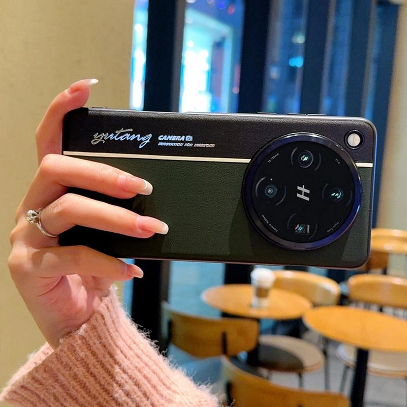 Night Lightning Fluorescent Line Two-pigment Leather Case For OPPO Find X8 Pro Find X8 Find X7 Ultra X7 Lens Protect Cover