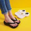 Women Sand Beach Flip Flops Wedge Heels Outside the Seaside Beach Sandals Thick-bottomed Flip-flops Outdoor Slides Summer Shoes