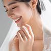 FANCIME Platinum Diamond Ring for Single Diameter Size Proposal Solitaire Classic Wedding Gift Wrapping Included Women, Lab-Grown Diamond, 0.507ct,