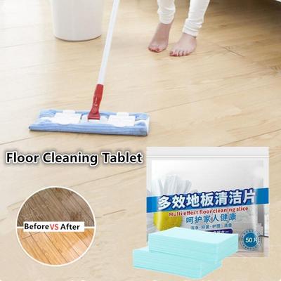 50Pcs Multifunctional Fragrance Furniture Household Floor Cleaning Tablet Quickly Dissolve Bathroom Kitchen Deodorization Toilet