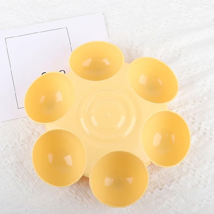 Cats Bowl Food Dispenser Tilted Bowls for Multiple Cats Safe Plastic Material