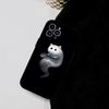 Puffer Cat, Coal Cat, Anorexia Cat 1 Phone Case Silicone Soft For IPhone 16 15 14 13 12 11 Plus Pro Max Plus