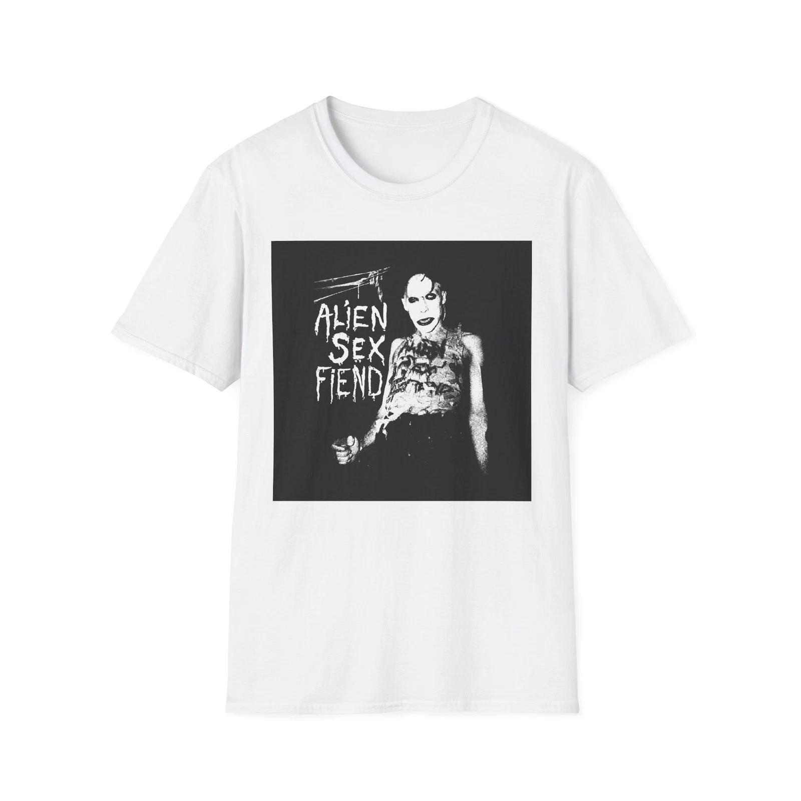 Alien Sex Fiend Gothic Rock Band Unisex Jersey Short Sleeve Tee XL