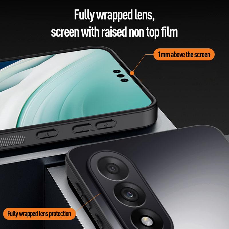 Matte Skin-feeling AG Lens Protection Hard Back Cover & Stand Case for OnePlus Ace 5 Ultra / Racing / Nord CE5 / Nord 5 Cover