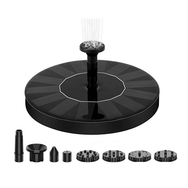 New Solar Powered Floating Fountain for Garden Pond and Bird Bath