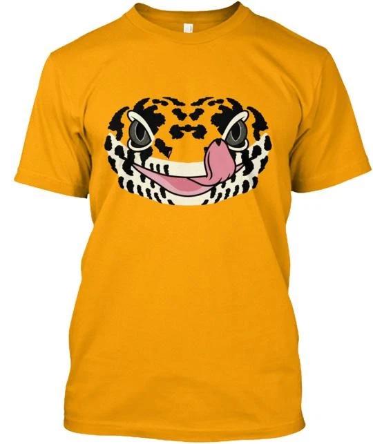 

Leopard Gecko Face TTshirt Made in the USA Size S to 5XL 4XL