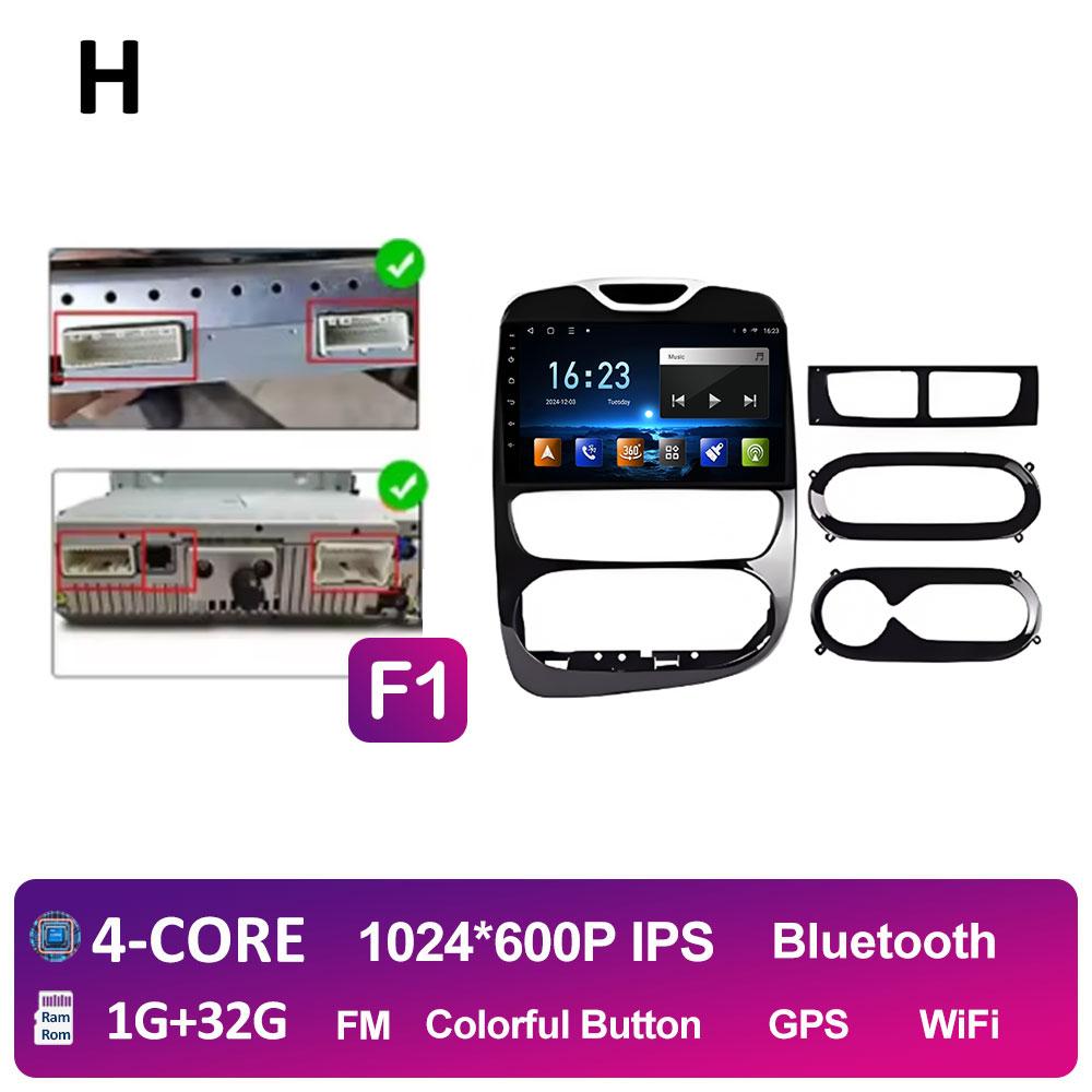 Dla Renault Clio 3 4 2012 2013 2014 2015 - 2018 Stereo DSP Samochodowe Radio Wideo Odtwarzacz Multimedialny Nawigacja GPS Ekran QLED IPS WIFI