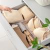 Transparent Retractable Drawer Dividers for Clothes, Kitchen, and Office Storage