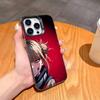 My Hero A-Academia Himiko Toga Phone Case For iPhone17,16,15,14,13,12,11,Pro,MAX Gray Matte Silicone Black Cover
