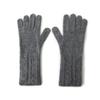Cashmere Autumn and Winter New Unisex Retro Jacquard Warm Cycling Windproof Knitted Five Finger Gloves