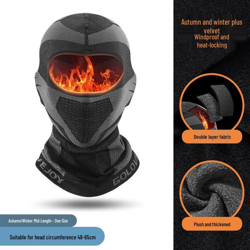 Winter Sports Ski Mask: Windproof, Coldproof Knitted Headgear for Men & Women - Lock Temperature & Warmth