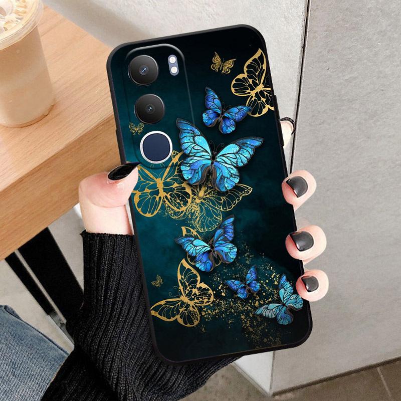 For VIVO Y19S 4G Phone Case Soft Silicone Back Cover Coque For VIVO Y 19 S Cases Black TPU Shockproof Fundas Shell Y19S Capa