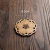 Wooden Round Cup Table Mat Tea Coffee Mug Placemat Home Decoration Kitchen Accessories