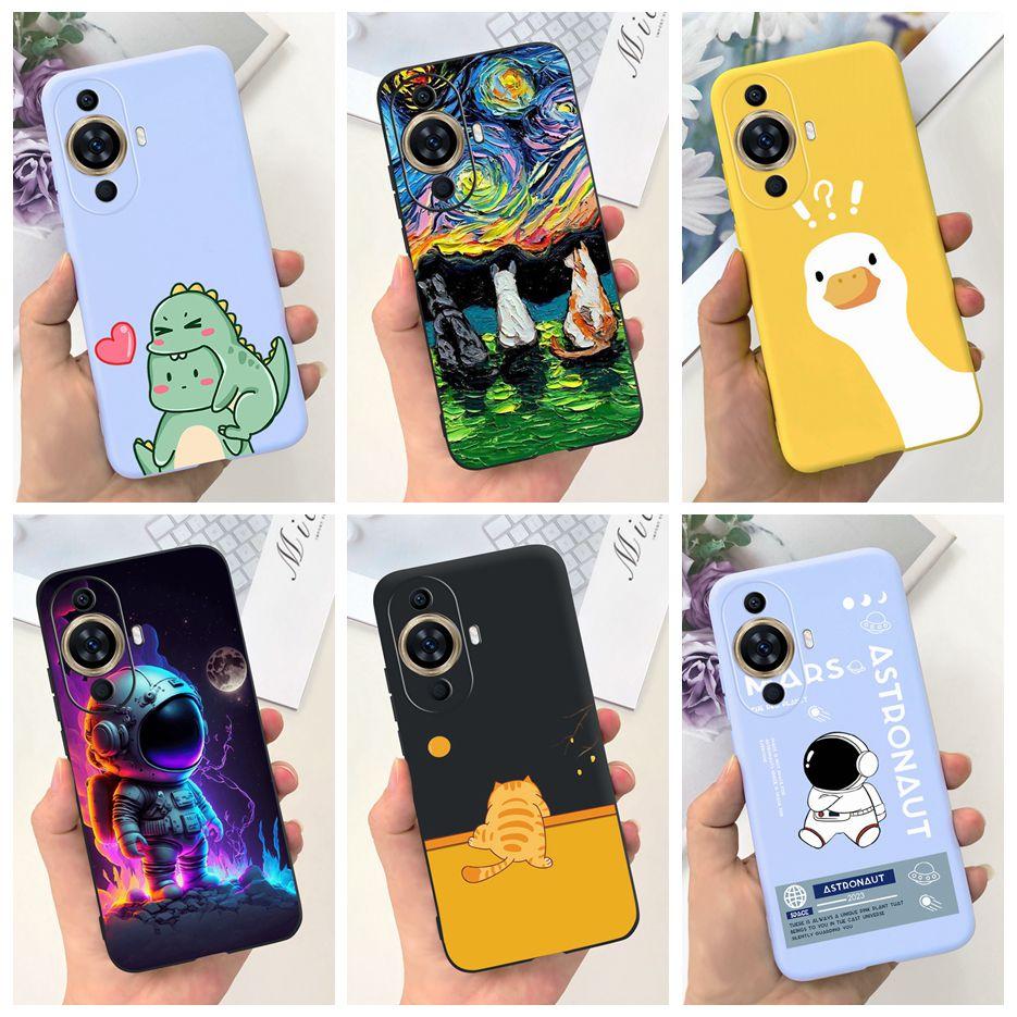 For Huawei Nova 11 Pro Case Nova 11i Cute Candy Painted Cover Soft Silicone Phone Case For Huawei Nova 11 Pro Nova11 Ultra Shell