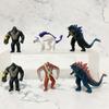 New Anime 6 Pcs/Set Godzilla VS King Kong 2 New Empire Monsters Movable Joints Action Figure PVC Model Doll Kids Birthday Toys