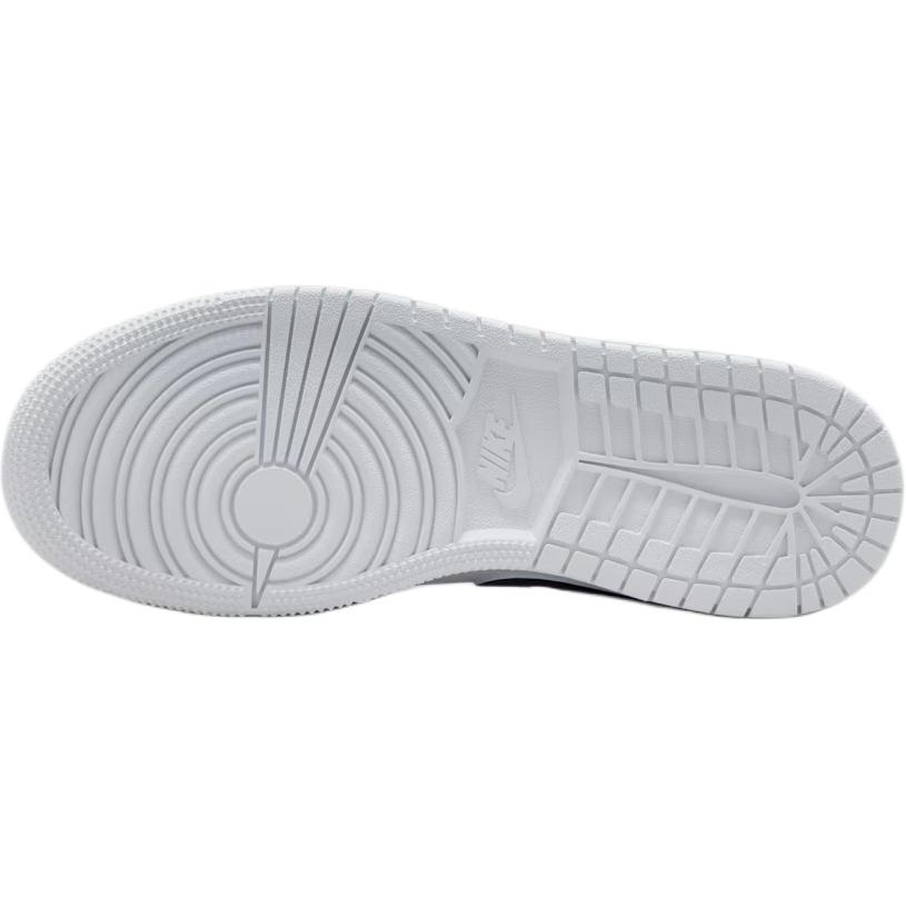 Jordan Air 1 Comfortabele Pasvorm Lage Top Kinder Basketbalschoenen Kinder sneaker Wit Blauw 553560-104