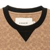 Coach FW22 Classic Logo Basic Round Neck Sweatshirt Men sweatshirt Brown CB490-RYU