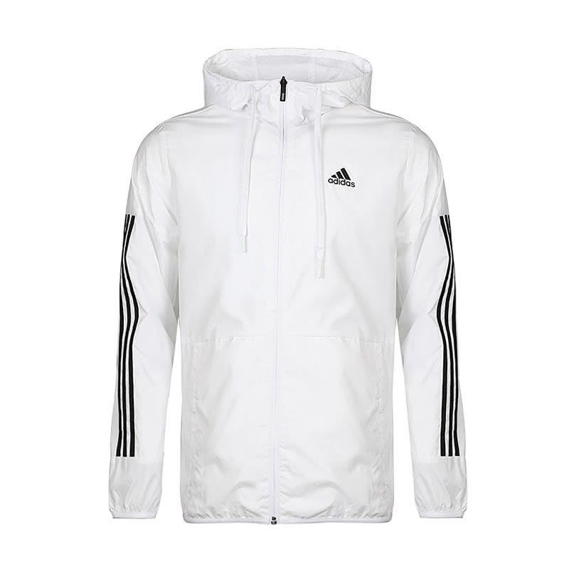 Adidas Sport Style Woven Hooded Jacket Men Jackets White DU5184