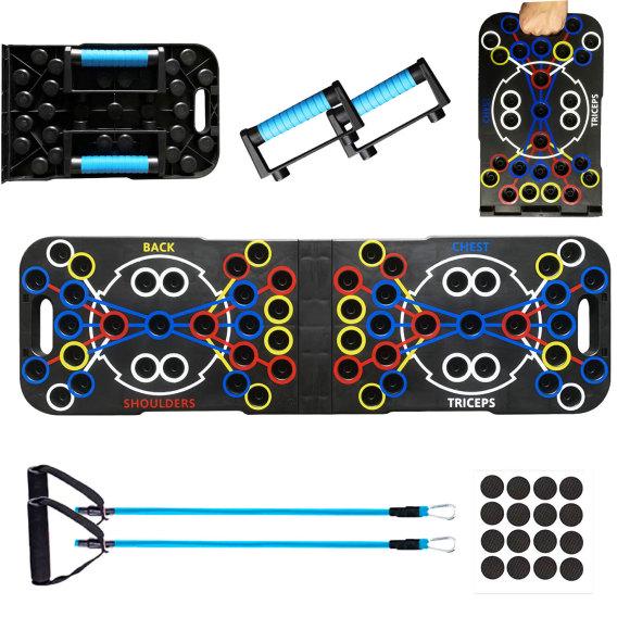 Multifunctional Push-up & Abdominal Trainer Folding Fitness Board