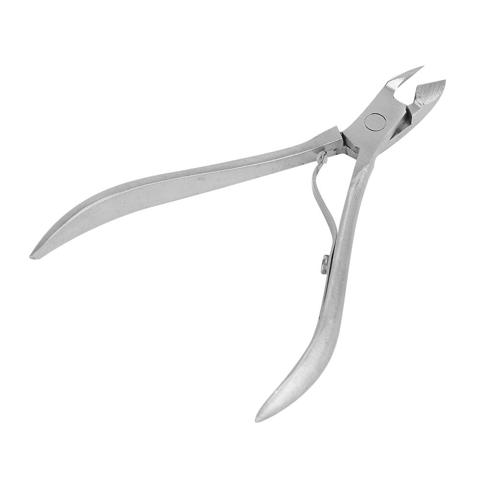 Silver Stainless Steel Nail Dead Skin Removal Clipper Cuticle Scissors Manicure Pedicure Tool